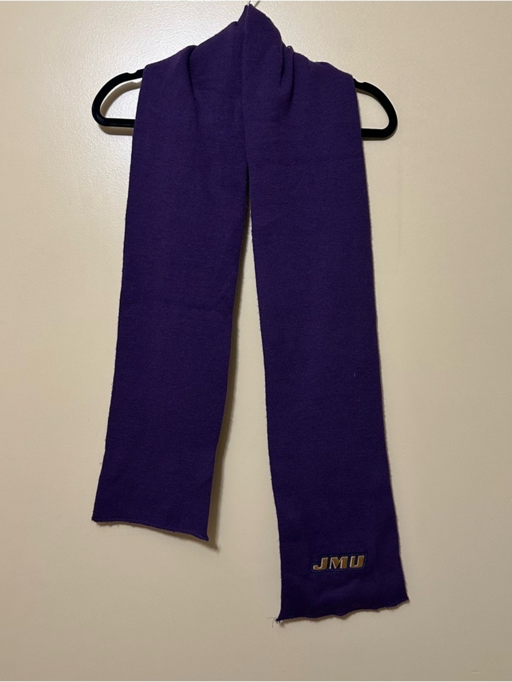 James Madison University ML Caps Knit Scarf Unisex OS Purple
